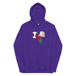 I Love Lamp Unisex Hoodie VAWDesigns