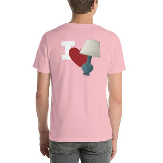 I Love Lamp Unisex t-shirt (BACK) VAWDesigns