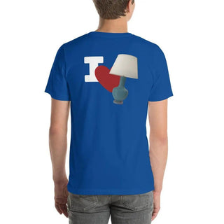 I Love Lamp Unisex t-shirt (BACK) VAWDesigns