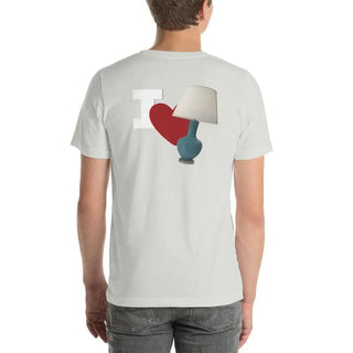 I Love Lamp Unisex t-shirt (BACK) VAWDesigns
