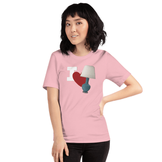I Love Lamp Unisex t-shirt VAWDesigns