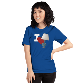 I Love Lamp Unisex t-shirt VAWDesigns