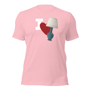 I Love Lamp Unisex t-shirt VAWDesigns