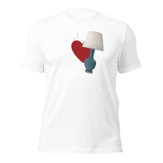 I Love Lamp Unisex t-shirt VAWDesigns