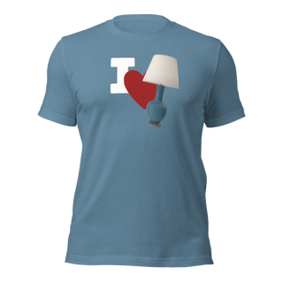 I Love Lamp Unisex t-shirt VAWDesigns