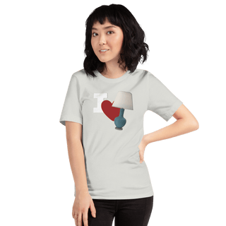I Love Lamp Unisex t-shirt VAWDesigns