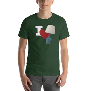 I Love Lamp Unisex t-shirt VAWDesigns