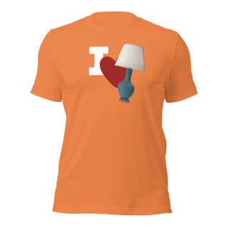 I Love Lamp Unisex t-shirt VAWDesigns