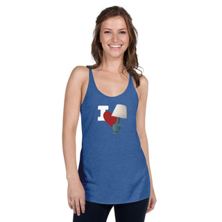 I Love Lamp Women's Racerback Tank VAWDesigns