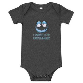 I Rarely Wear Underwear Baby Onesie VAWDesigns