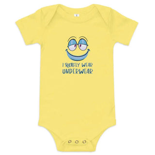 I Rarely Wear Underwear Baby Onesie VAWDesigns