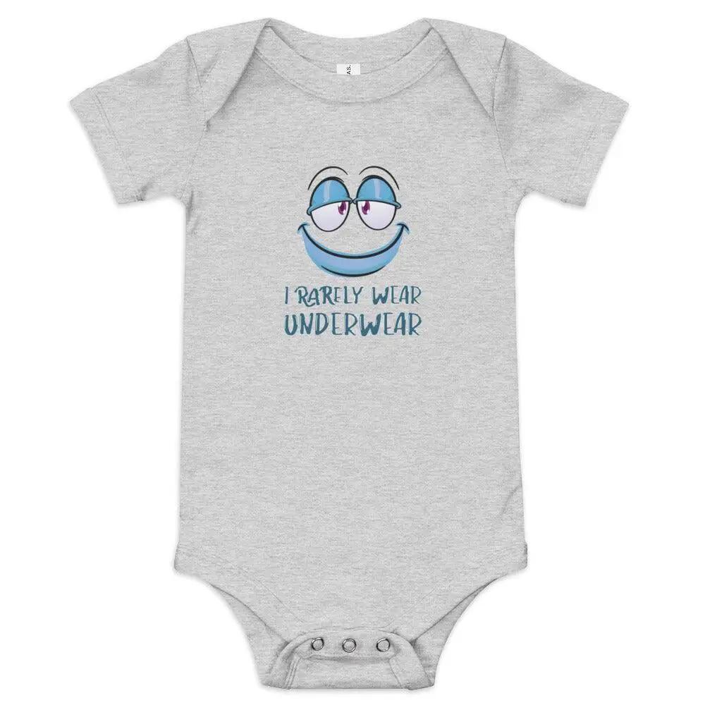 I Rarely Wear Underwear Baby Onesie VAWDesigns