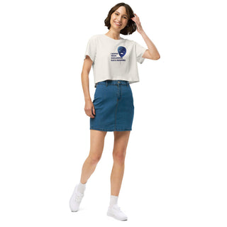 I Suffer From Occasional Gas and Bloating  Women’s crop top VAWDesigns