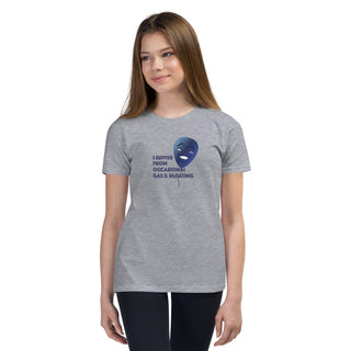 I Suffer From Occasional Gas and Bloating Youth T-Shirt VAWDesigns