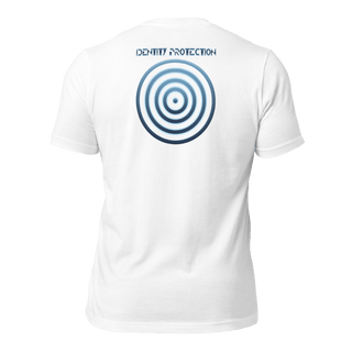 Identity Protection Unisex t-shirt (BACK) VAWDesigns