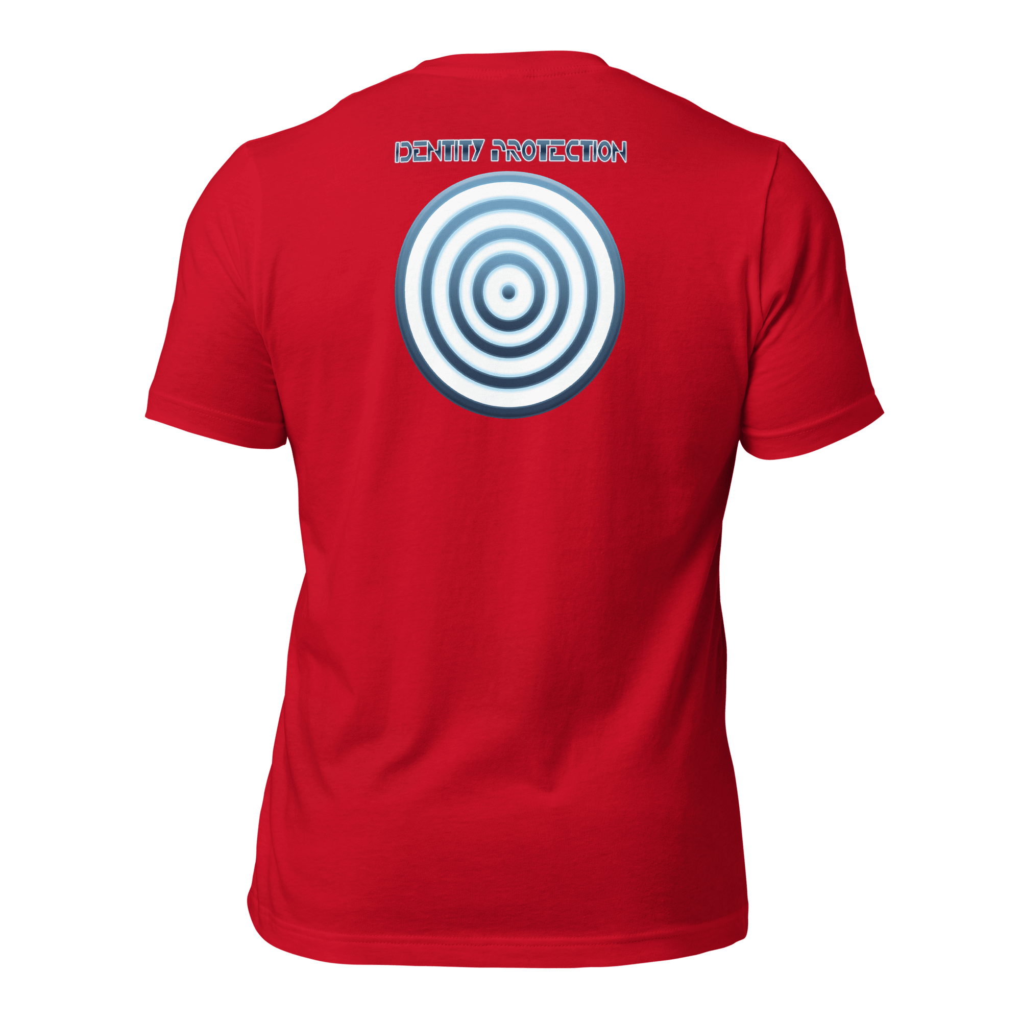 Identity Protection Unisex t-shirt (BACK) VAWDesigns