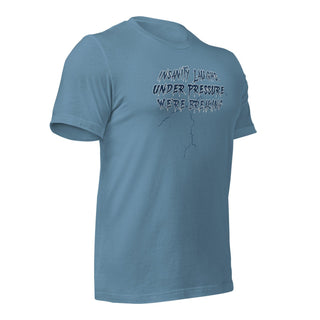 Insanity Laughs Unisex t-shirt VAWDesigns