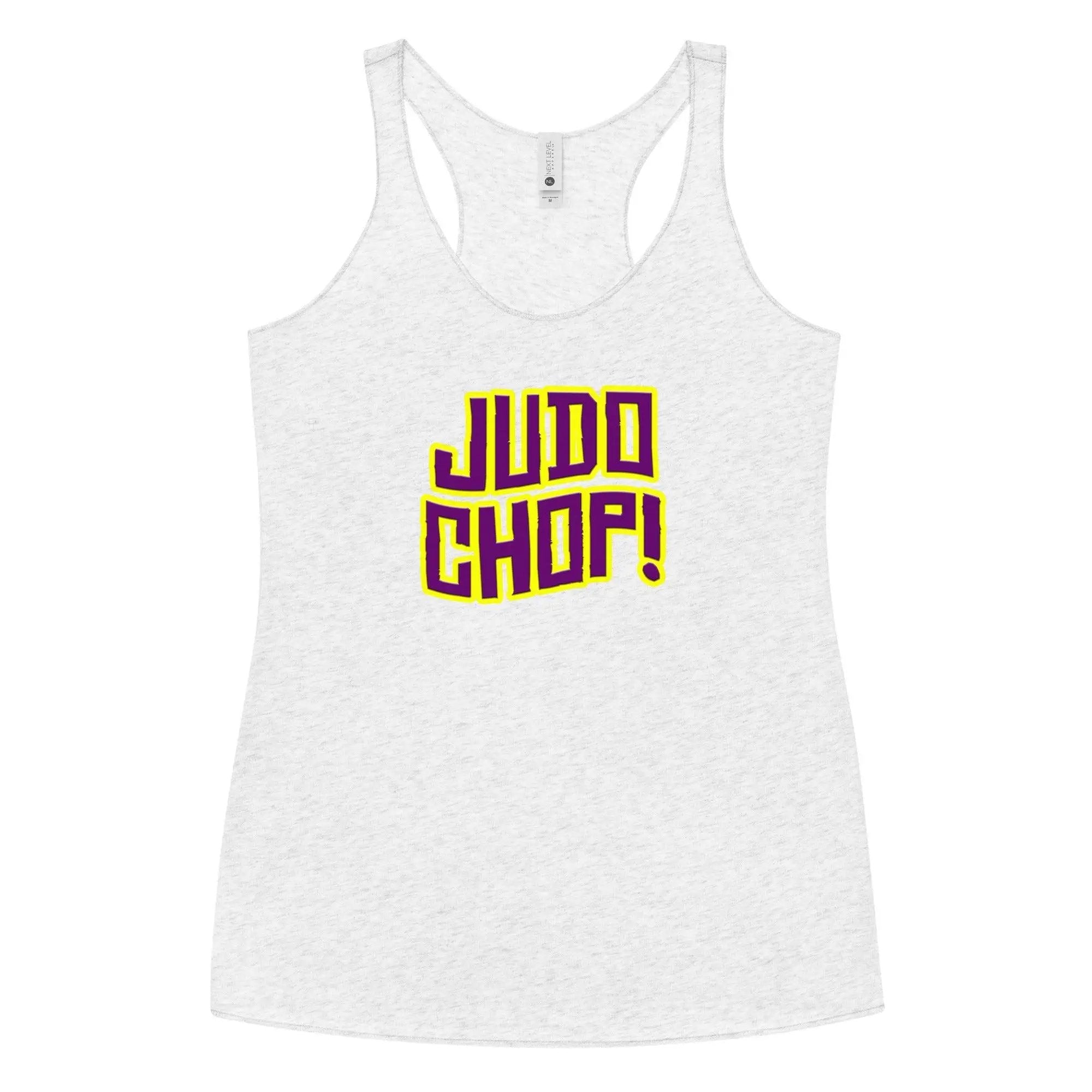 Judo Chop! Women's Racerback Tank