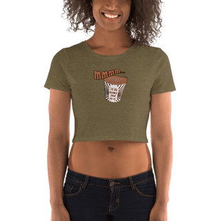 MMMM Noodle Soup Women’s Crop Tee VAWDesigns