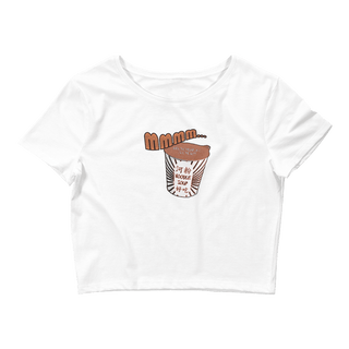 MMMM Noodle Soup Women’s Crop Tee VAWDesigns
