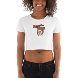 MMMM Noodle Soup Women’s Crop Tee VAWDesigns