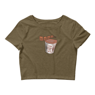 MMMM Noodle Soup Women’s Crop Tee VAWDesigns