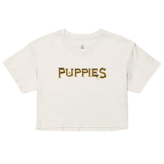 Mega-Puppies Women’s crop top VAWDesigns