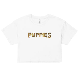 Mega-Puppies Women’s crop top VAWDesigns