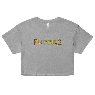 Mega-Puppies Women’s crop top VAWDesigns
