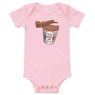 Mmm, Noodle Soup Baby short sleeve one piece VAWDesigns