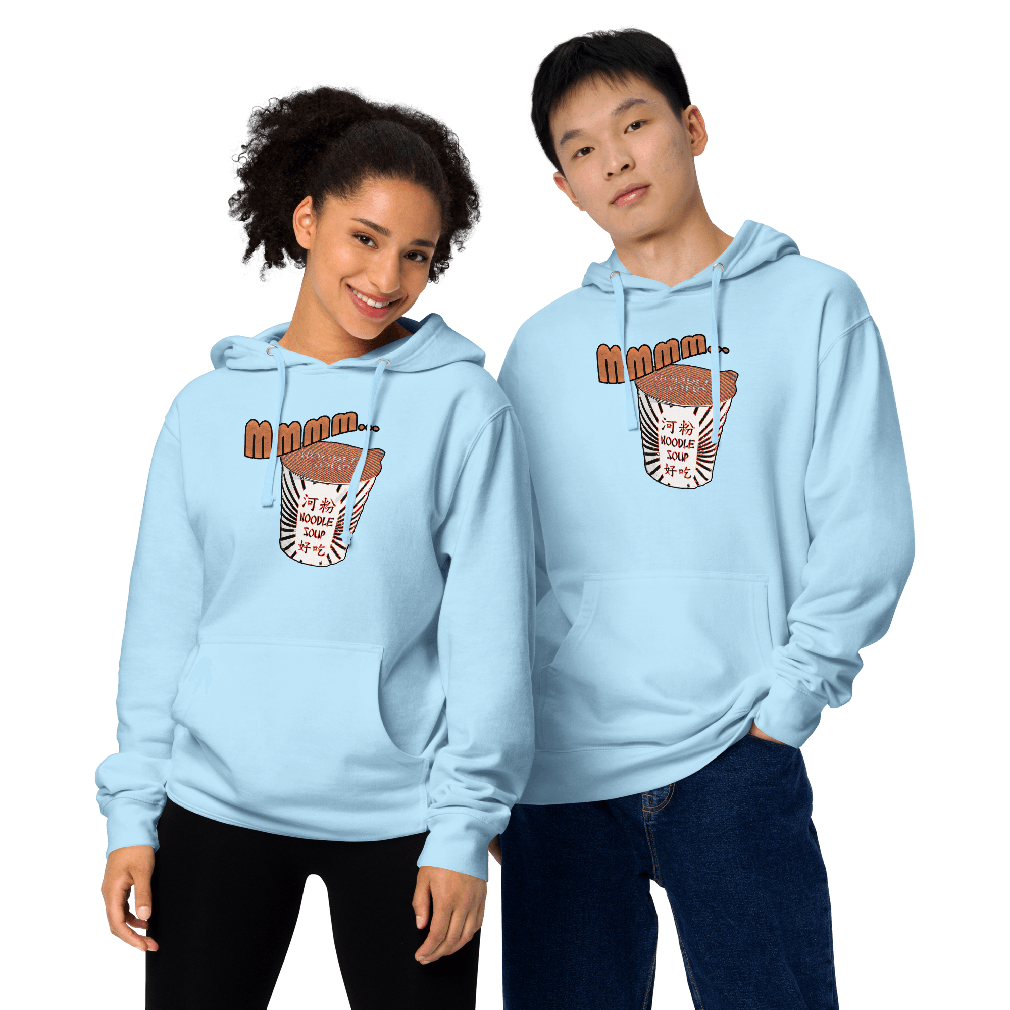 Mmm, Noodle Soup Unisex midweight hoodie