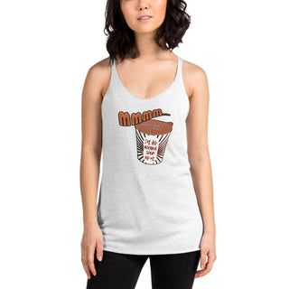 Mmm, Noodle Soup Women's Racerback Tank VAWDesigns