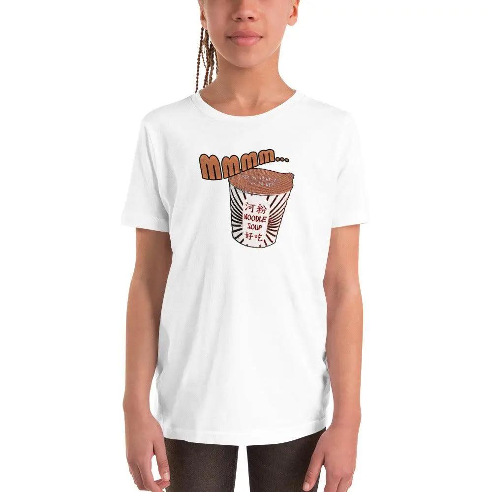 Mmm, Noodle Soup Youth Short Sleeve T-Shirt VAWDesigns