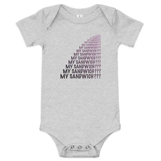 My Sandwich Baby short sleeve one piece VAWDesigns