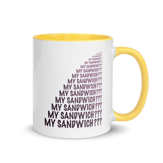 My Sandwich? Mug with Color Inside