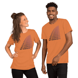 My Sandwich? Unisex t-shirt VAWDesigns