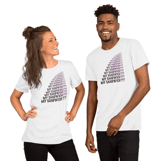 My Sandwich? Unisex t-shirt VAWDesigns