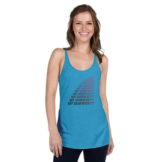 My Sandwich Women's Racerback Tank VAWDesigns