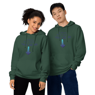 No Matter Where You Go, There You Are Unisex midweight hoodie VAWDesigns