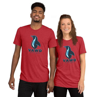 Penguin Logo Design Short sleeve t-shirt VAWDesigns