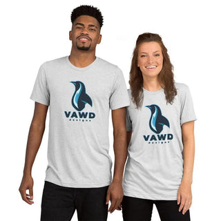 Penguin Logo Design Short sleeve t-shirt VAWDesigns