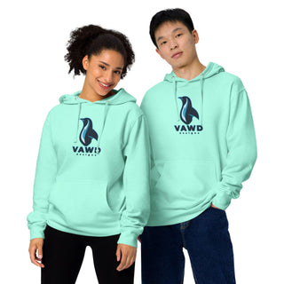 Penguin Logo Unisex midweight hoodie VAWDesigns