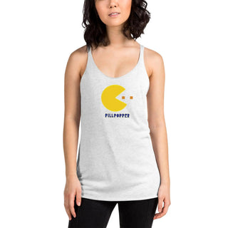 Pill-Popper Women's Racerback Tank VAWDesigns