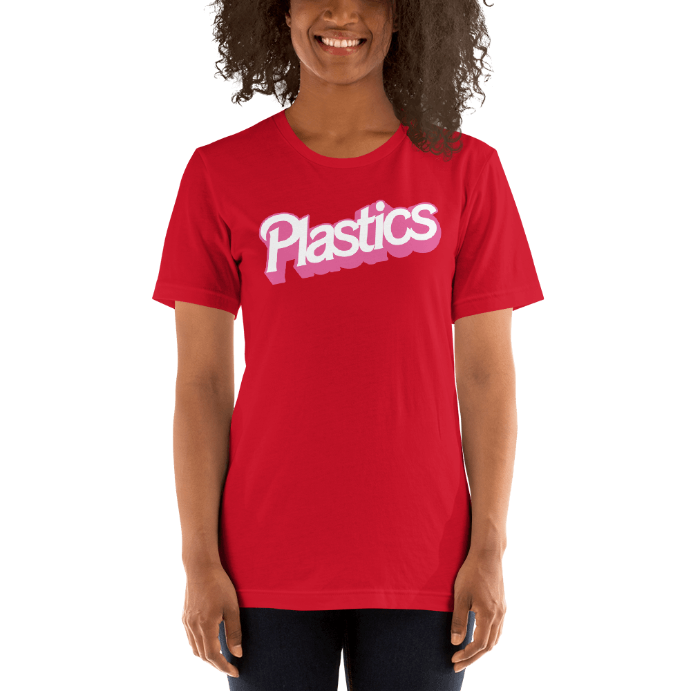 Plastics Unisex T-shirt VAWDesigns