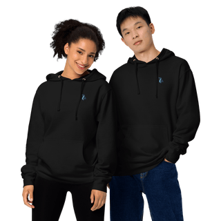 Purrr...Unisex midweight hoodie (BACK) VAWDesigns