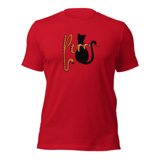 Purrr...Unisex t-shirt VAWDesigns