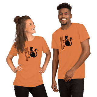 Purrr...Unisex t-shirt VAWDesigns