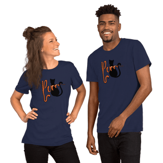 Purrr...Unisex t-shirt VAWDesigns