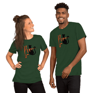 Purrr...Unisex t-shirt VAWDesigns