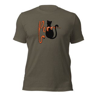 Purrr...Unisex t-shirt VAWDesigns